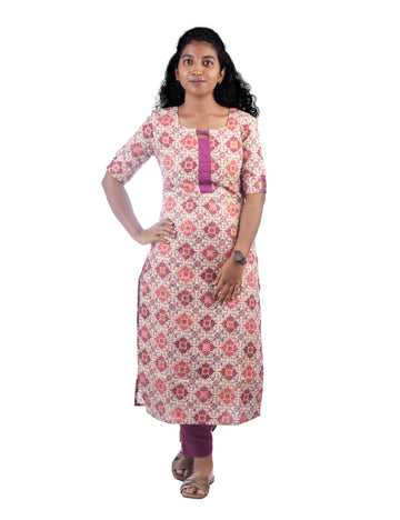 WHITE FLORAL PRINTED CO-ORD SET