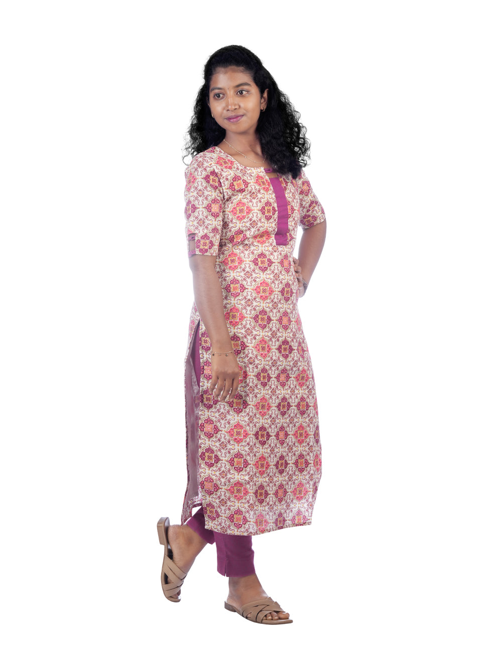 WHITE FLORAL PRINTED CO-ORD SET