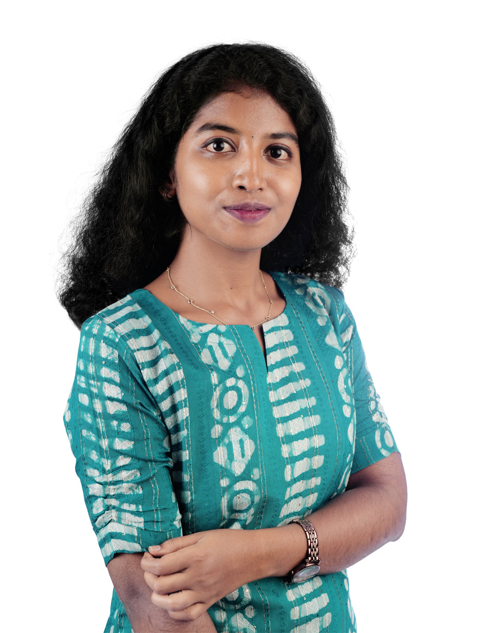 GREEN BATIK PRINTED SIRIN STRAIGHT KURTI