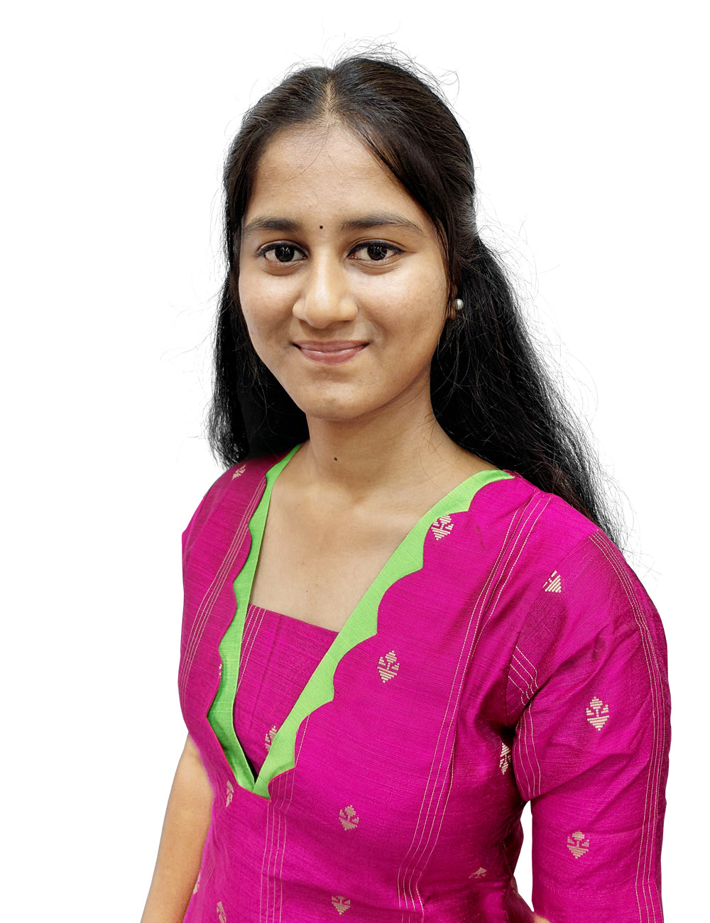 Pink Printed Kurti with Printed Dupatta & Pants – 3 Piece Ethnic Set