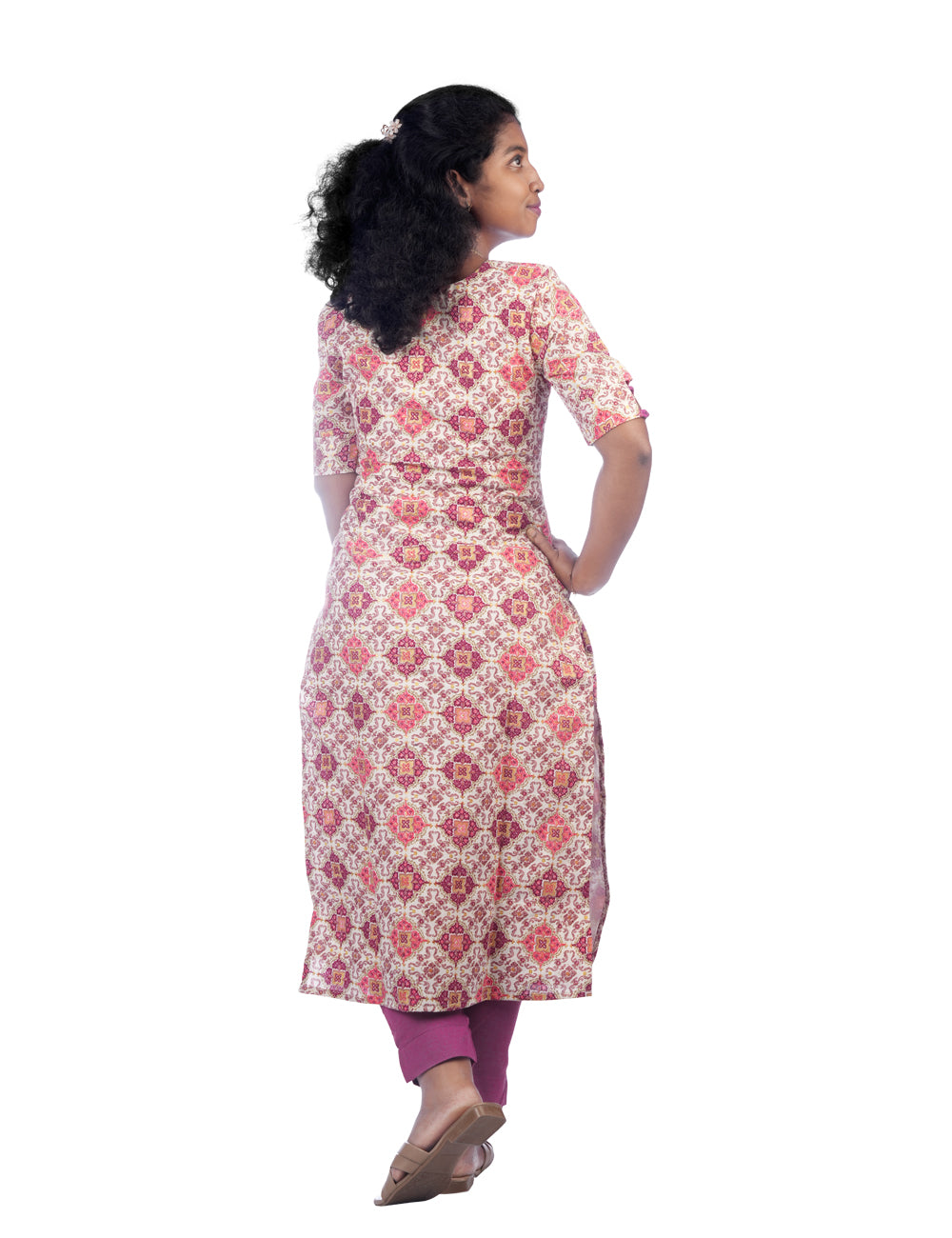 WHITE FLORAL PRINTED CO-ORD SET