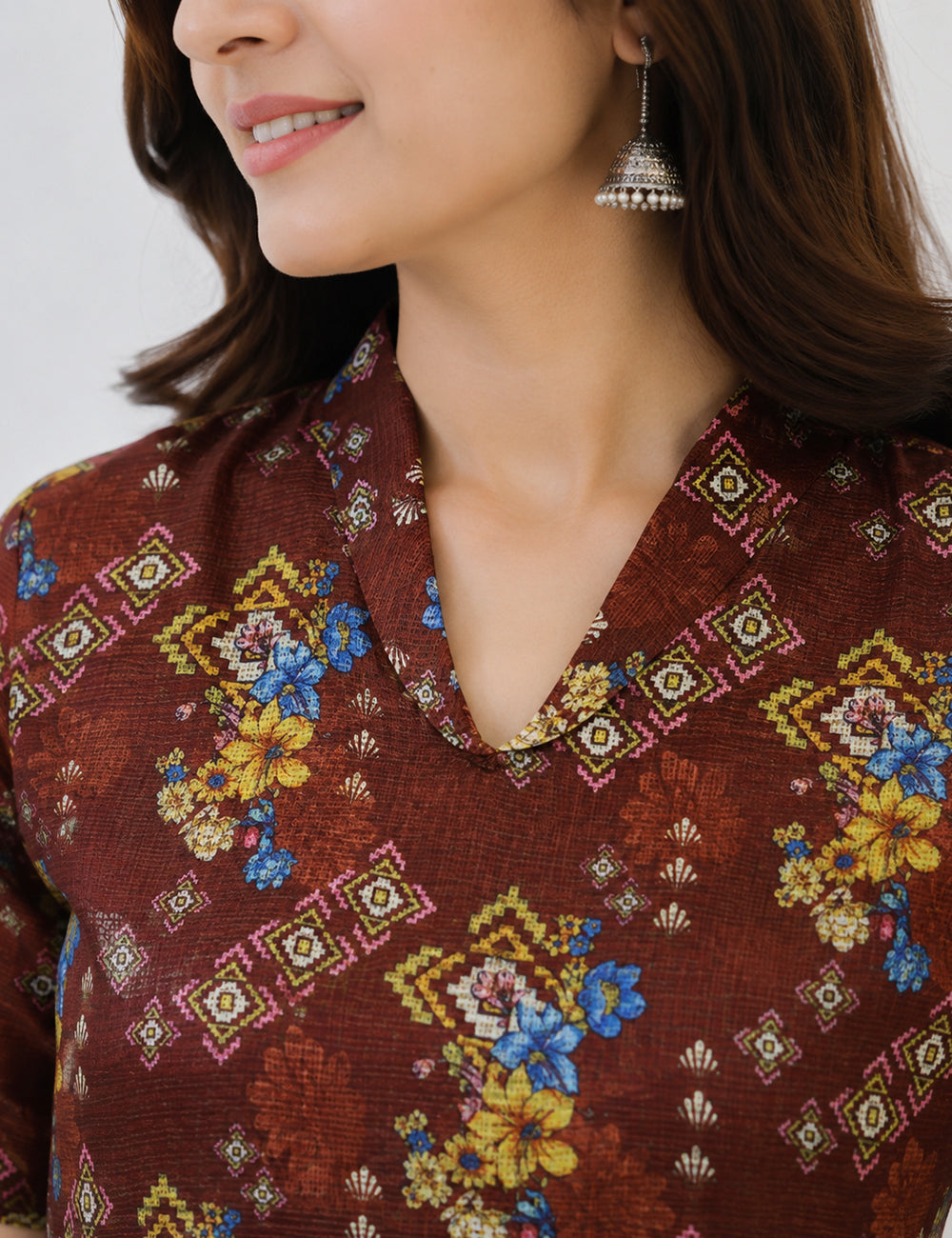 COFFEE BROWN KOTA KURTI