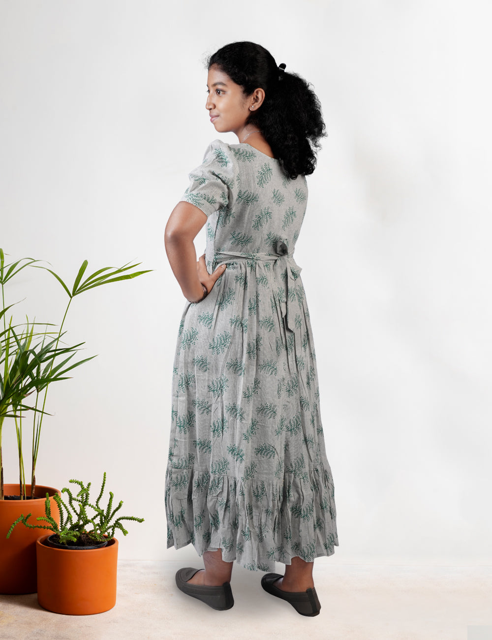 GREY DIANA LINEN  MAXI / DRESS