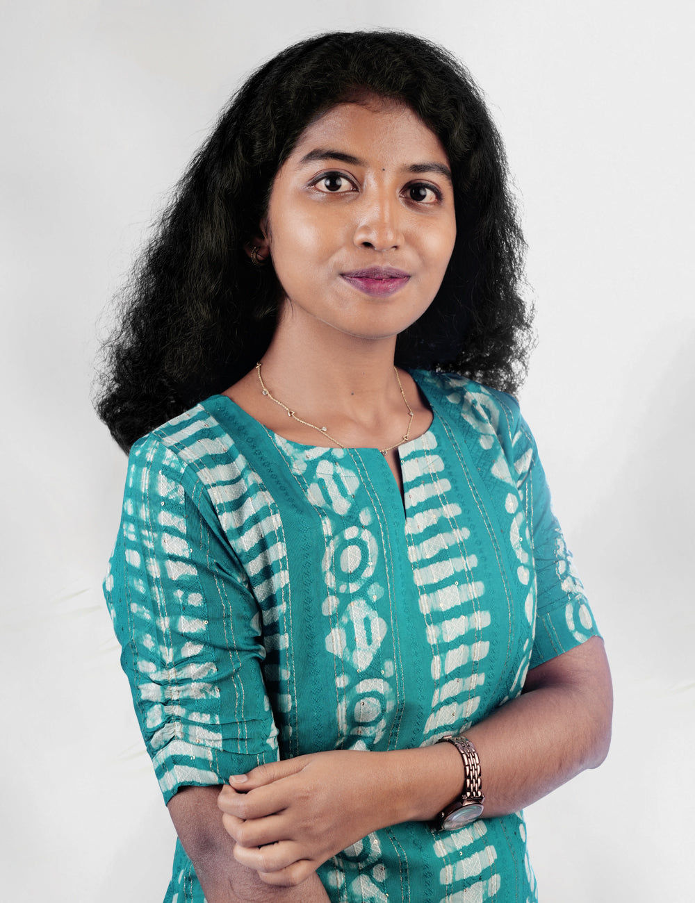 GREEN BATIK PRINT SIRIN STRAIGHT KURTI