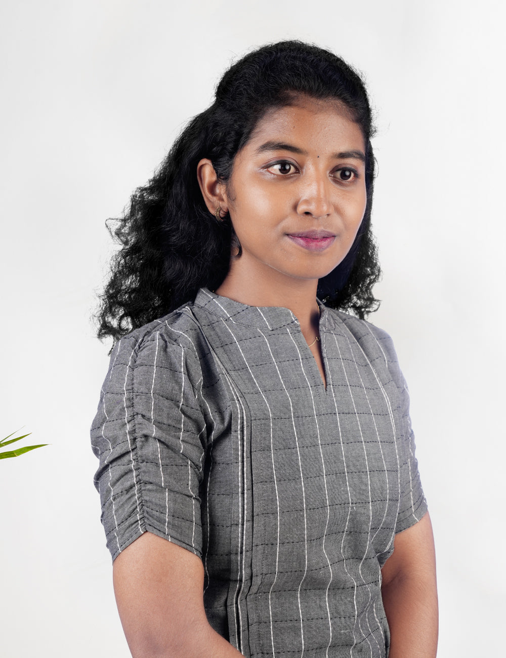 GREY CHECKED SMERA KURTI / CO-ORD SET